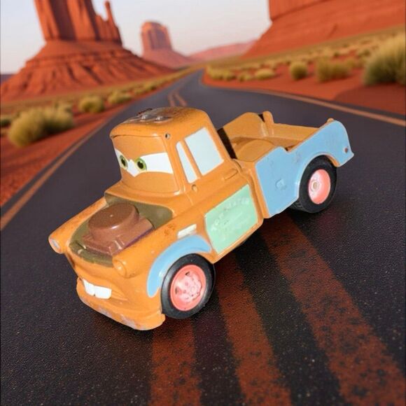 Mattel Disney Pixar Cars Mater Die-Cast Mater Race Team Toy Cars 1:55 - Picture 1 of 6